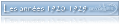 Les années 1920 Les années 1920
