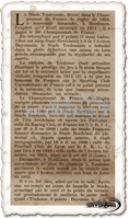 Article "Miroir des Sports" - 27 Avril 1922 - 1/3 Thumbnail image